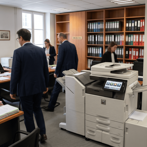 Photocopieur cabinet libéral : ce que notaires, avocats et experts-comptables doivent vérifier avant de signer